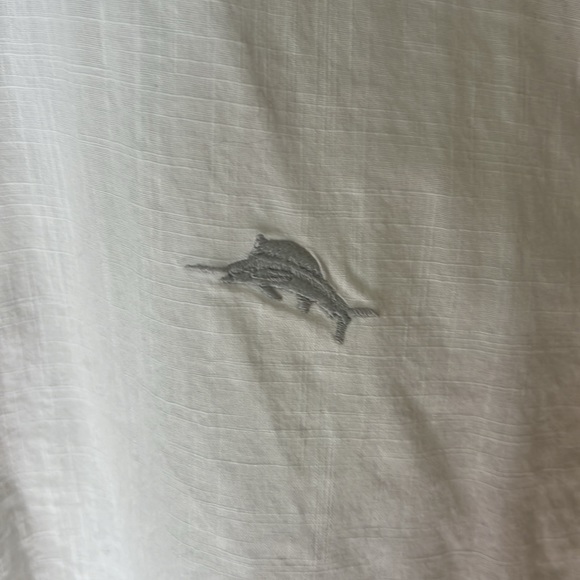 Tommy Bahama - White button down short sleeve XL - Picture 3 of 6